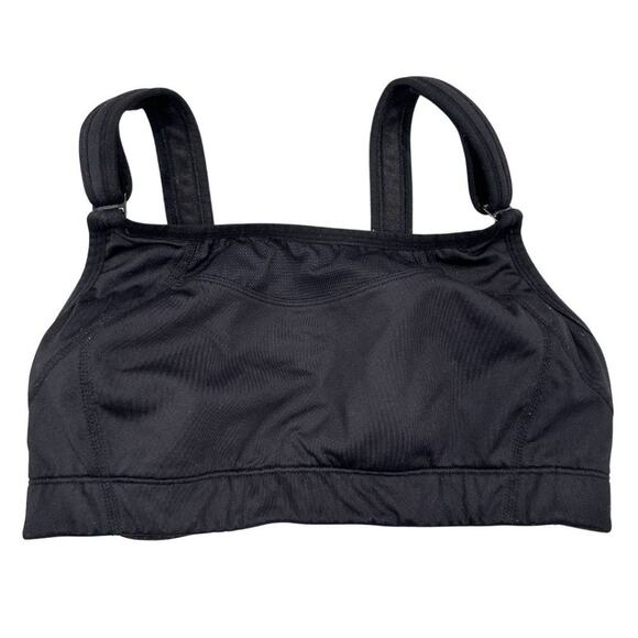 Syrokan High Impact Sports Bra WireFree Black 34DD - Picture 3 of 10